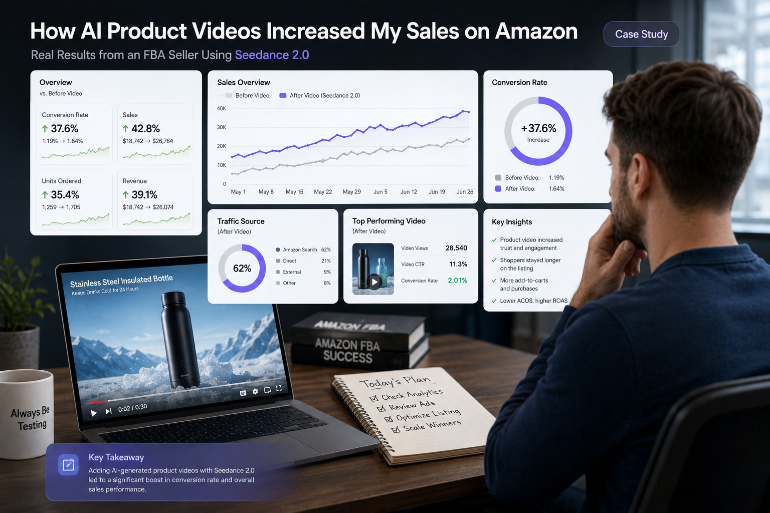Seedance vs Veo vs Runway — three-way AI video comparison frame